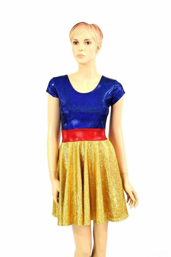 Snowy Princess Skater Dress - Coquetry Clothing