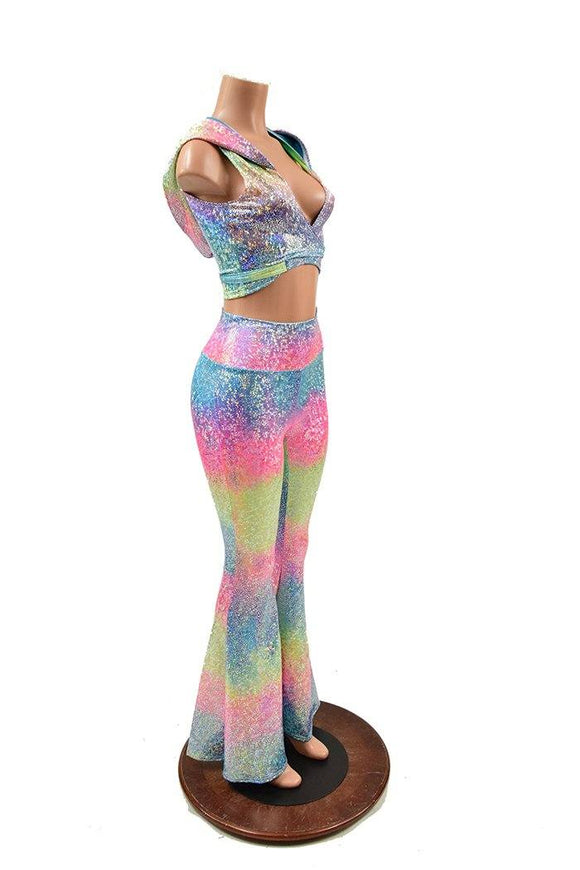 Solar Flares & Wrap and Tie Top Set - Coquetry Clothing