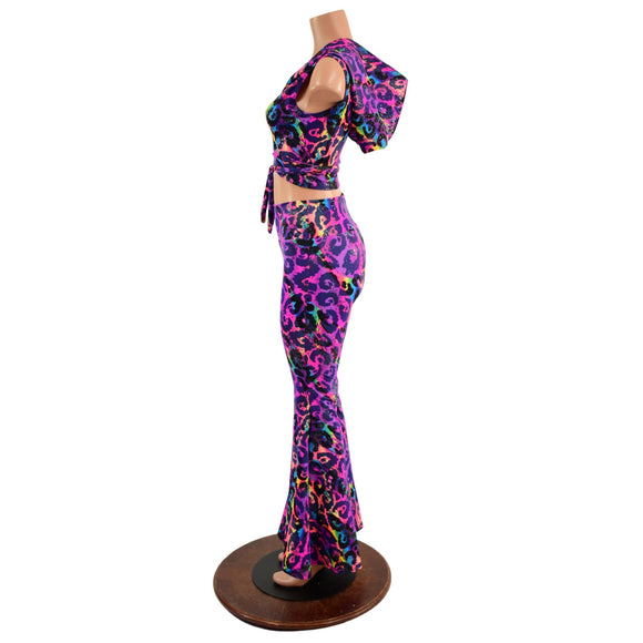 Solar Flares & Wrap and Tie Top Set - Coquetry Clothing