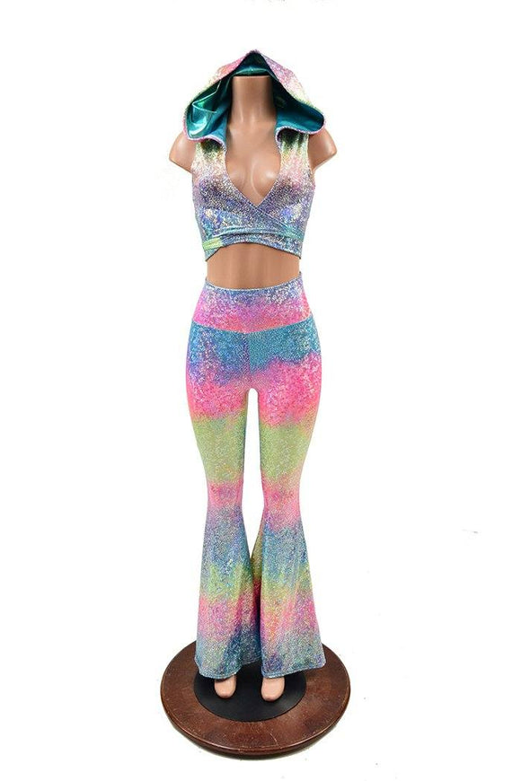 Solar Flares & Wrap and Tie Top Set - Coquetry Clothing