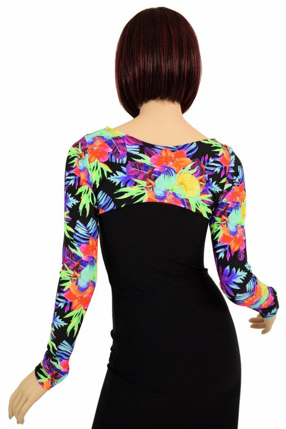 Sonic Bloom Bolero Dance Sleeves - Coquetry Clothing