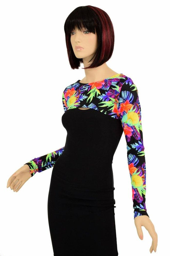 Sonic Bloom Bolero Dance Sleeves - Coquetry Clothing