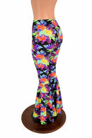 Sonic Bloom High Waist Bell Bottom Flares - Coquetry Clothing