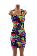 Sonic Bloom Racerback Bodycon Dress - Coquetry Clothing