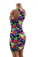Sonic Bloom Racerback Bodycon Dress - 3