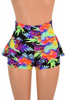 Sonic Bloom Ruffle Rump Shorts - Coquetry Clothing