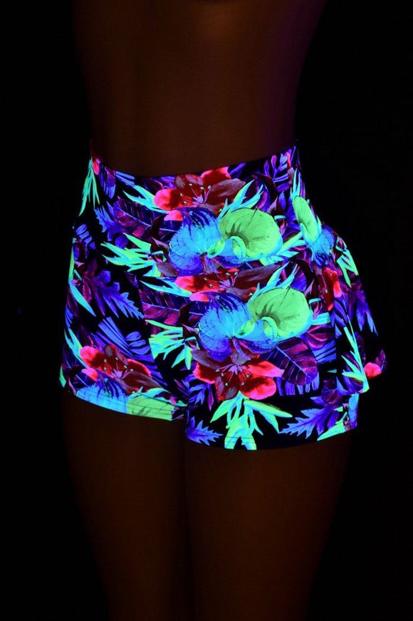 Sonic Bloom Ruffle Rump Shorts - Coquetry Clothing