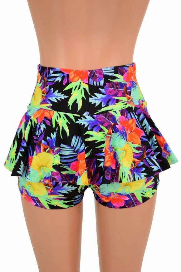 Sonic Bloom Ruffle Rump Shorts - Coquetry Clothing