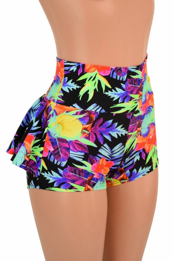Sonic Bloom Ruffle Rump Shorts - Coquetry Clothing