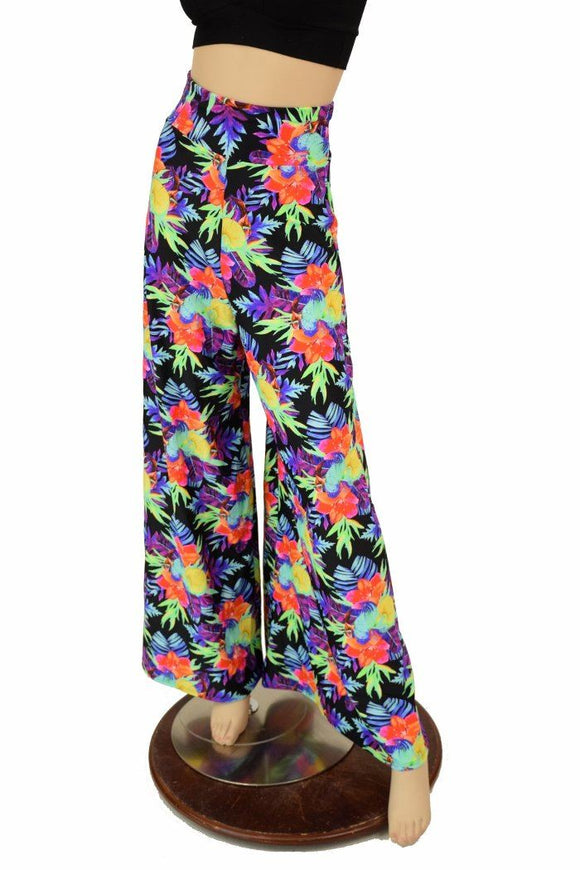 Sonic Bloom UV Wide Leg Pants - Coquetry Clothing
