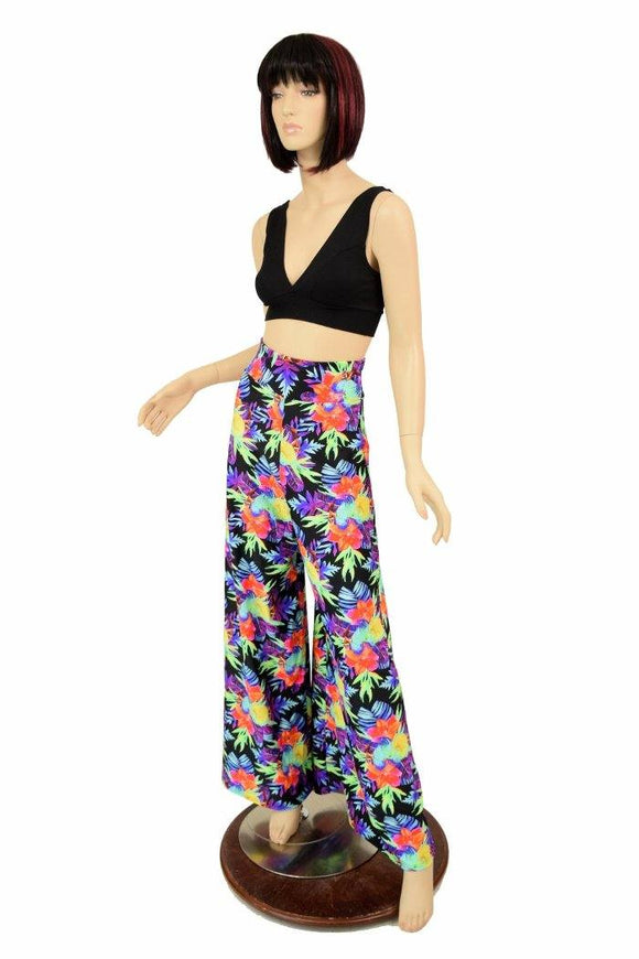 Sonic Bloom UV Wide Leg Pants - Coquetry Clothing