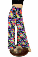 Sonic Bloom UV Wide Leg Pants - Coquetry Clothing