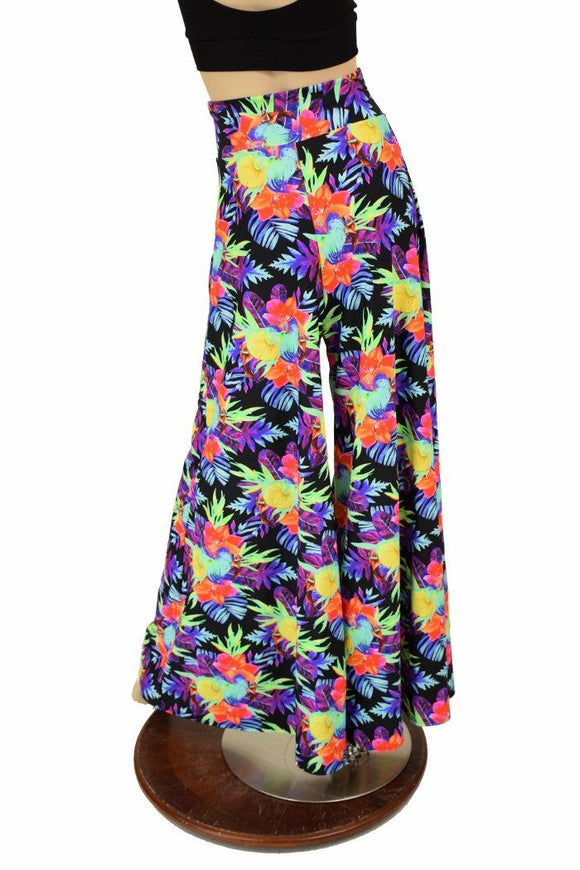 Sonic Bloom UV Wide Leg Pants - Coquetry Clothing