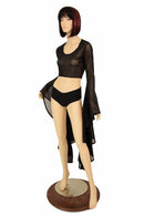 Sorceress Sleeve Crop Top - Coquetry Clothing