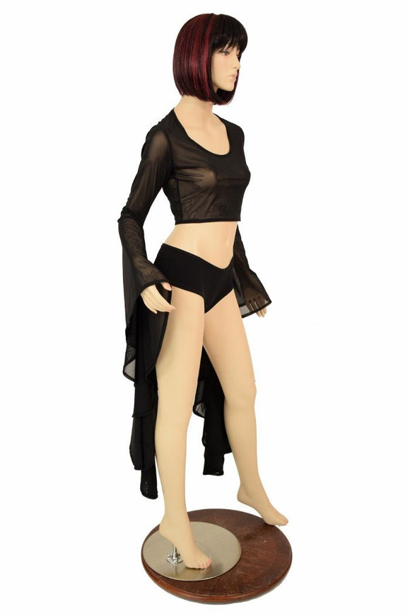 Sorceress Sleeve Crop Top - Coquetry Clothing
