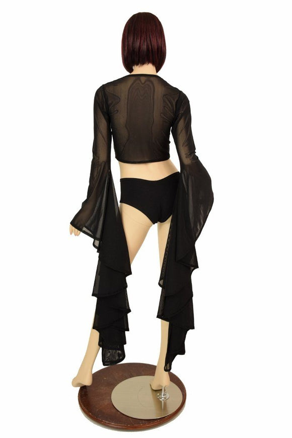 Sorceress Sleeve Crop Top - Coquetry Clothing