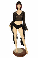 Sorceress Sleeve Crop Top - Coquetry Clothing