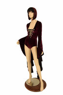 Sorceress Sleeve Lace Up Romper - Coquetry Clothing