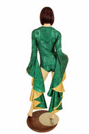 Sorceress Sleeve Lace Up Romper - Coquetry Clothing