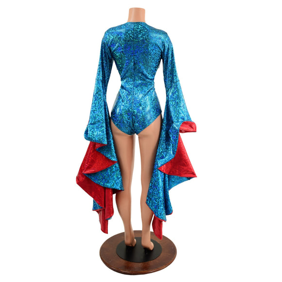 Sorceress Sleeve Lace Up Romper - Coquetry Clothing