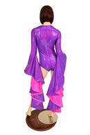 Sorceress Sleeve Lace Up Romper - Coquetry Clothing