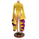 Sorceress Sleeve Romper with Keyhole Neckline - Coquetry Clothing