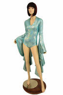 Sorceress Sleeve V Neck Romper - Coquetry Clothing