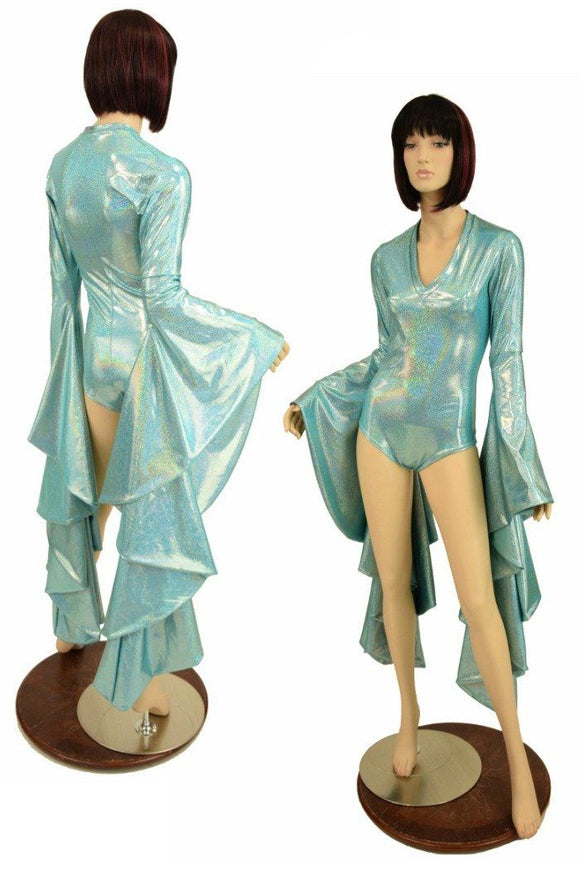 Sorceress Sleeve V Neck Romper - Coquetry Clothing