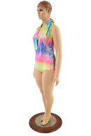 Spectrum Holographic Josie Romper - Coquetry Clothing