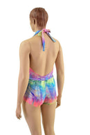 Spectrum Holographic Josie Romper - Coquetry Clothing