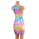 Spectrum Holographic Racerback Tank Dress - Coquetry Clothing
