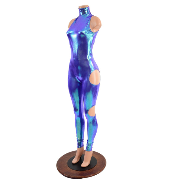 SpellBound Catsuit in Moonstone - Coquetry Clothing