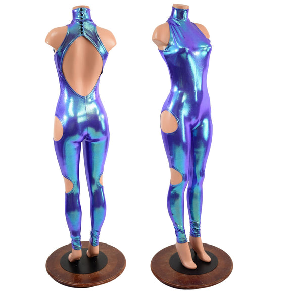 SpellBound Catsuit in Moonstone - Coquetry Clothing