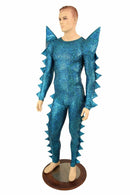 Spiked Mega Sharp Shoulder Catsuit - Coquetry Clothing