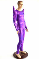 Spiked Mega Sharp Shoulder Catsuit - Coquetry Clothing