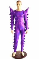 Spiked Mega Sharp Shoulder Catsuit - Coquetry Clothing