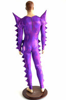 Spiked Mega Sharp Shoulder Catsuit - Coquetry Clothing