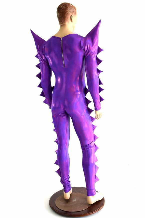 Spiked Mega Sharp Shoulder Catsuit - Coquetry Clothing