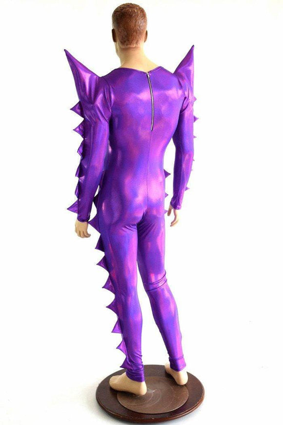 Spiked Mega Sharp Shoulder Catsuit - Coquetry Clothing