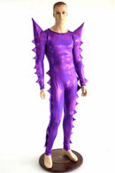 Spiked Mega Sharp Shoulder Catsuit - Coquetry Clothing