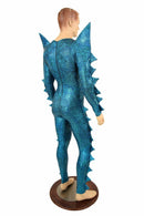 Spiked Mega Sharp Shoulder Catsuit - Coquetry Clothing