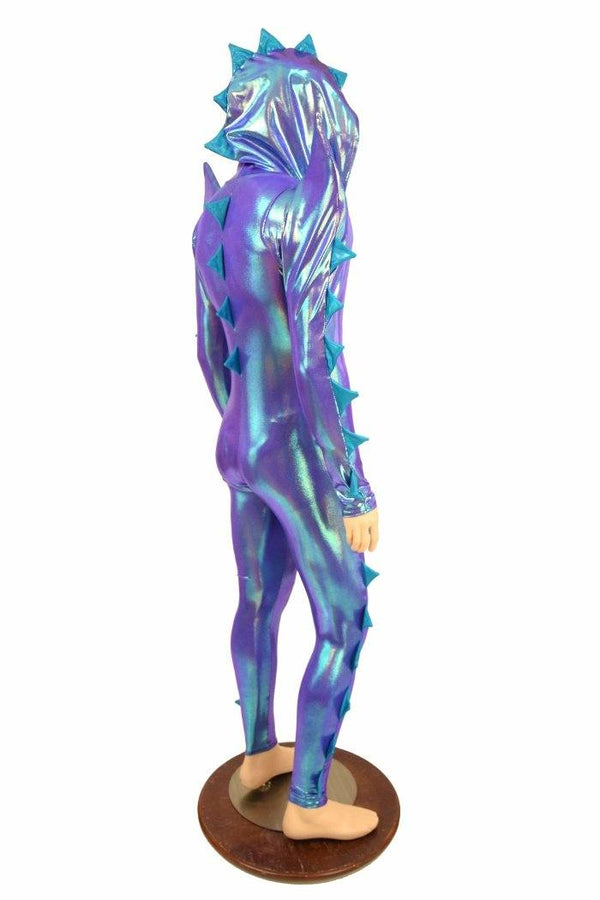 Spiked Mega Sharp Shoulder Catsuit - 4