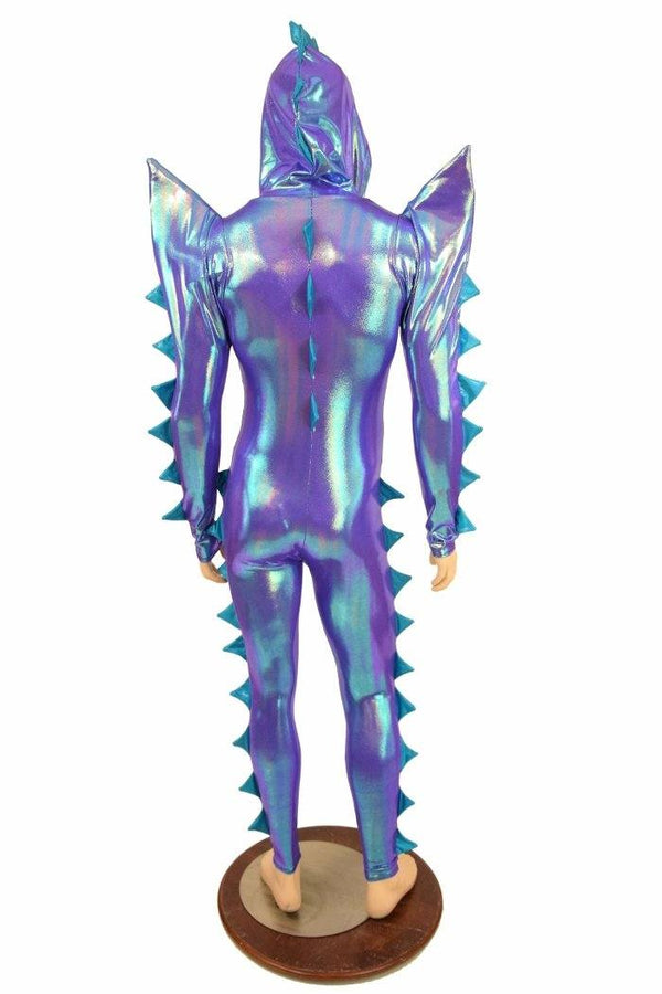 Spiked Mega Sharp Shoulder Catsuit - 5