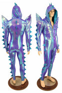 Spiked Mega Sharp Shoulder Catsuit - 1