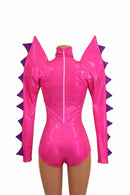 Spiked Mega Sharp Shoulder Romper - Coquetry Clothing