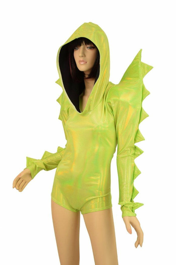 Spiked Mega Sharp Shoulder Romper - Coquetry Clothing