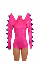 Spiked Mega Sharp Shoulder Romper - Coquetry Clothing