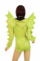Spiked Mega Sharp Shoulder Romper - Coquetry Clothing