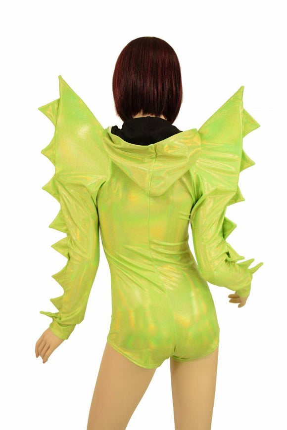 Spiked Mega Sharp Shoulder Romper - Coquetry Clothing