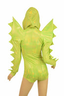Spiked Mega Sharp Shoulder Romper - Coquetry Clothing